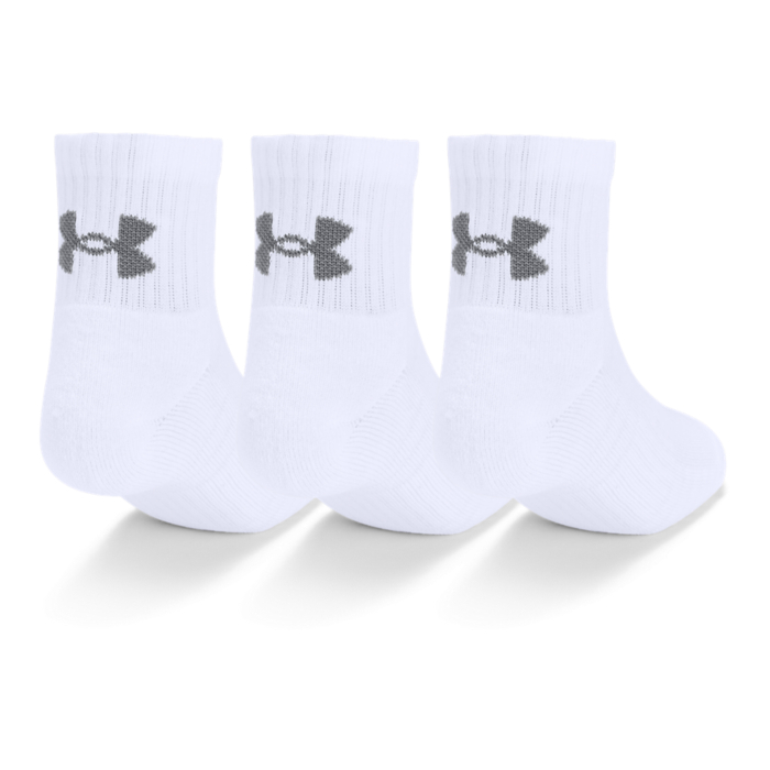 Pack 6 Calcetines Training Under Armour Charged Cotton 2 Quarter Gris
